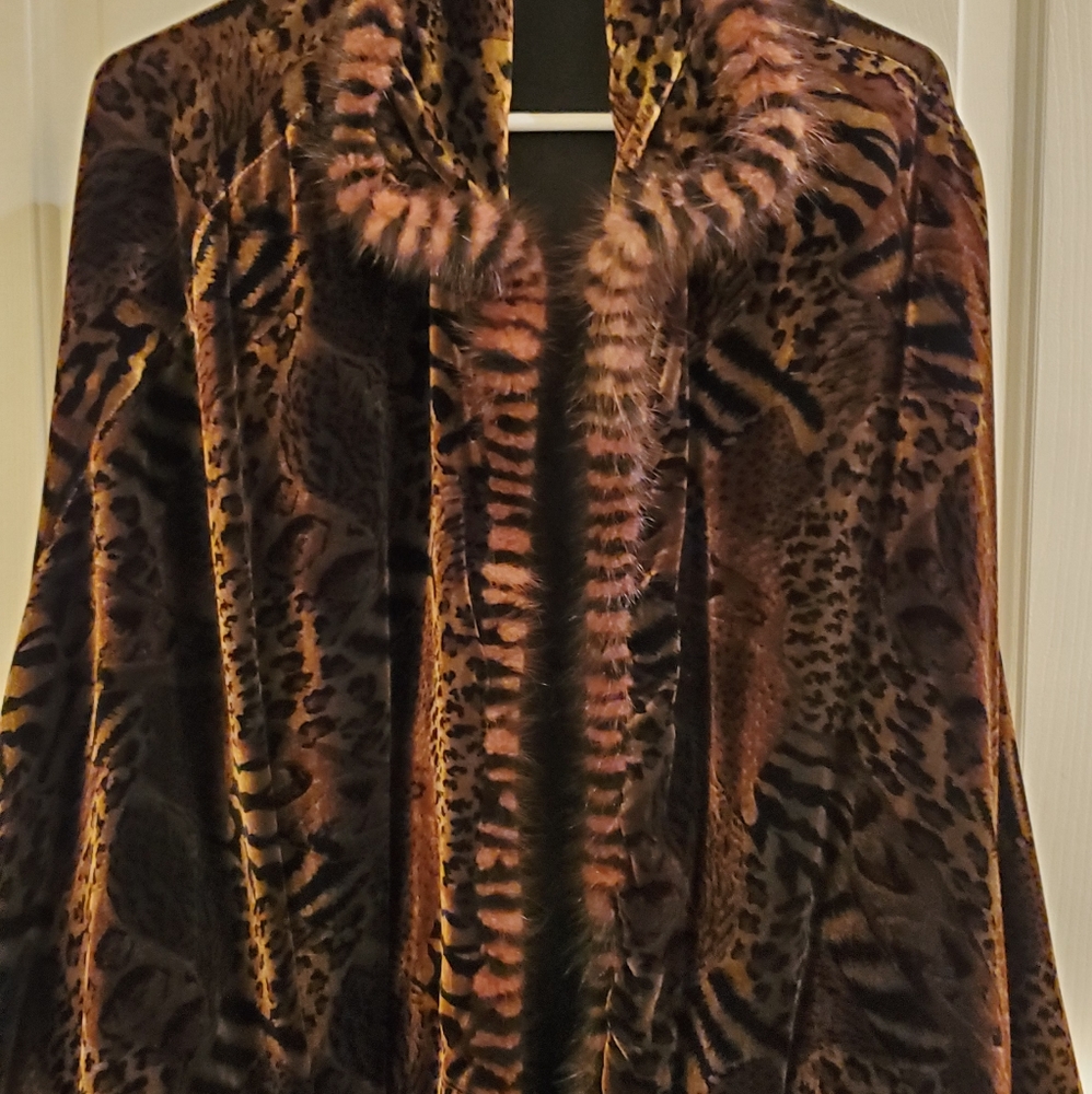 Animal Print Cape